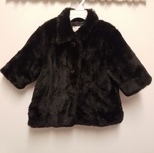 WonderKids- Faux Fur Coat. Size 18M